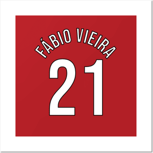 Fabio Vieira 21 Home Kit - 22/23 Season Posters and Art